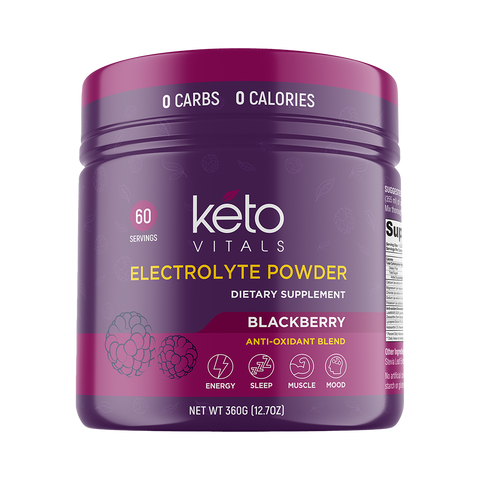 Berry Antioxidant Electrolyte Powder Tubs - Blackberry Flavor