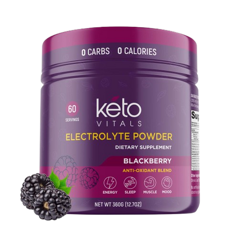 Berry Antioxidant Electrolyte Powder Tubs - Blackberry Flavor